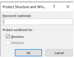 Protect Structure with Password Graphic